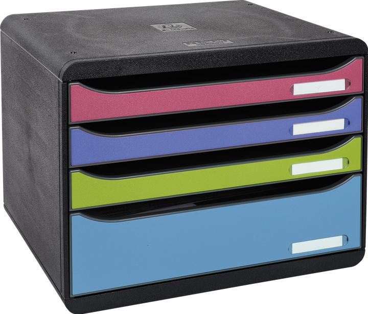 Actual product image Exacompta Drawer unit crosswise Maxi 4Pcs. (A4+)