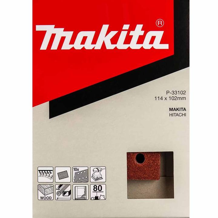 Actual product image Makita Oscillating sanding paper with velcro (80)