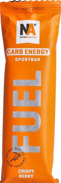 Immagine prodotto Nutriathletic FUEL SPORTSBAR Carb Energy (Scricchiolio, Mirtillo, 1 pz., 40 g)