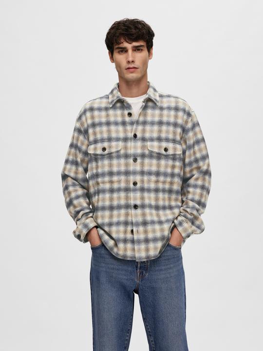 Image du produit Selected Slhmason-Bax Check Overshirt Ls W (L)