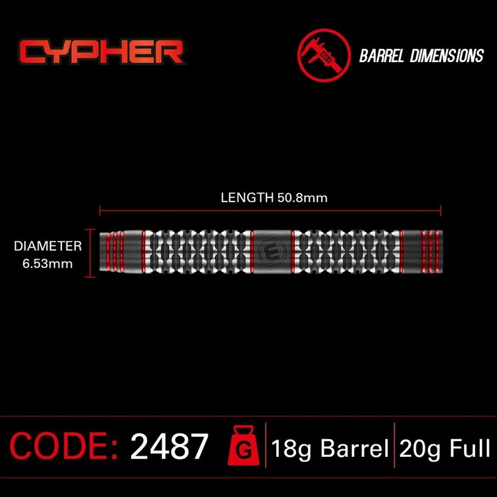 Actual product image Winmau Cypher Softtip (20 g)