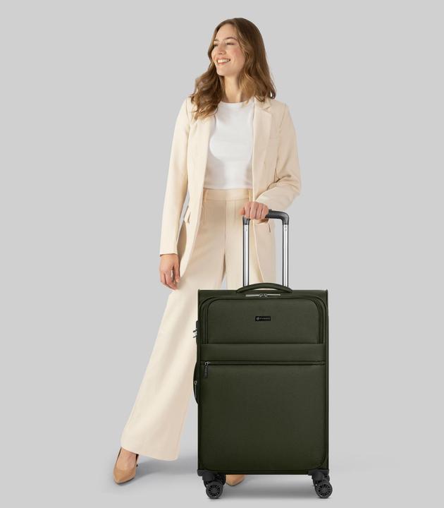 Produktbild Bugatti Valencia Soft 4 Rollen Trolley M 64.5 cm mit Dehnfalte (57 l)