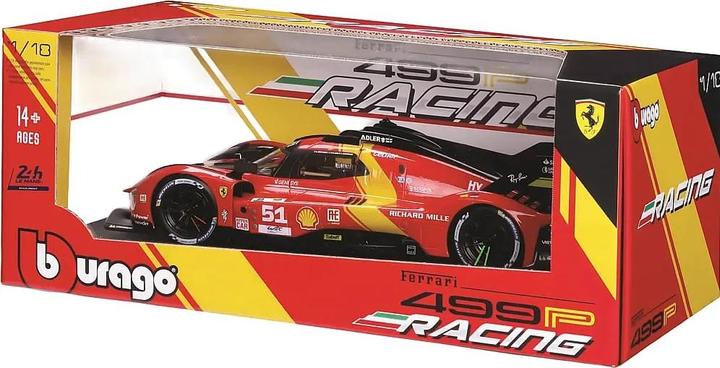 Actual product image Bburago Ferrari 499P Le Mans Champion 2023