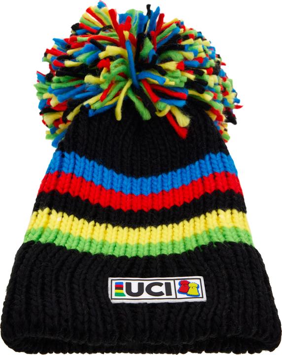 Actual product image Santini Big Bubble Hat UCI Rainbow World Champion