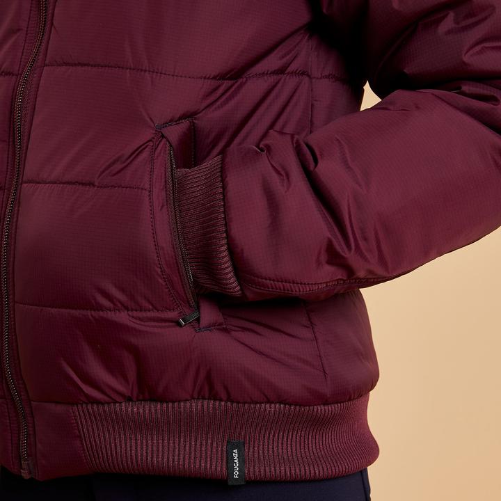 Produktbild Fouganza Winterreitjacke 500 Warm Kinder bordeaux (164)