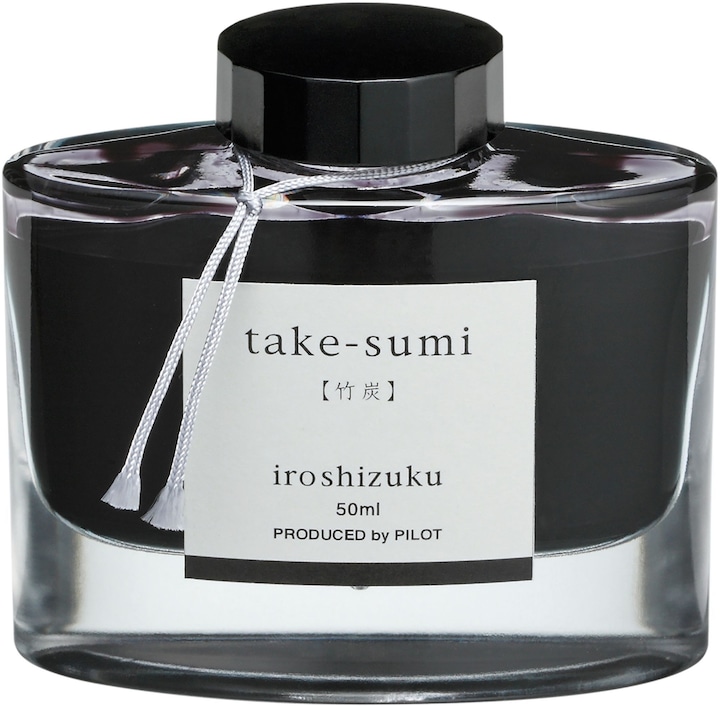Immagine prodotto Pilot Inchiostro Iroshizuku 50ml - TAKE-SUMI (cartucce d'inchiostro, Nero)