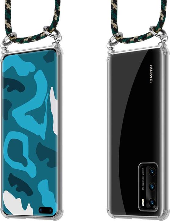 Actual product image Cadorabo Necklace Case TPU Handy Kette SILBER