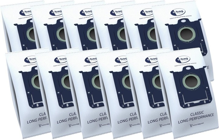 Actual product image Electrolux s-bag Classic Long Performance, Mega pack (12 Teilig) (12 x)