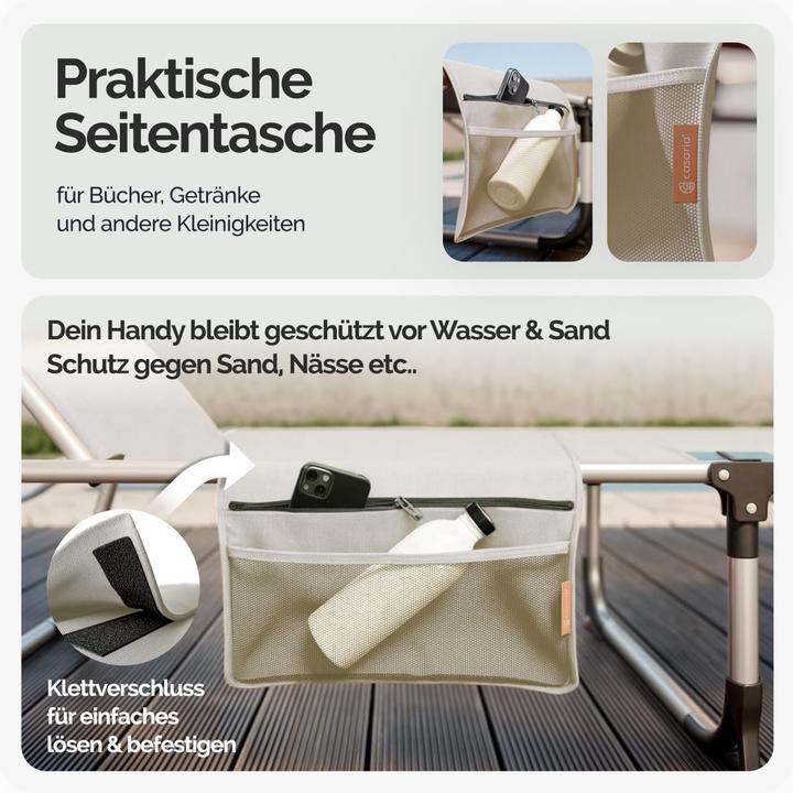 Produktbild Casaria Sonnenliege (210 cm)