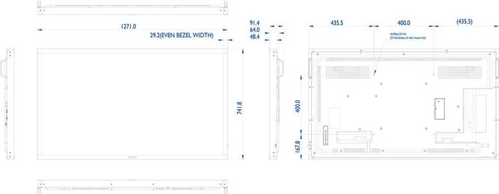 Actual product image Philips 55bdl4051t (1920 x 1080 pixels, 55")