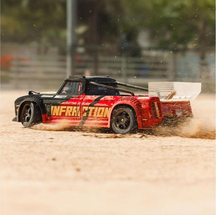 Produktbild Arrma Race Truck Infraction 223S DSC 4 x 4 1:8, ARTR Schwarz/Rot