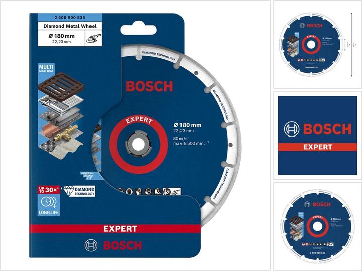 Produktbild Bosch Professional Zubehör EXPERT Diamond Metal Wheel Trennscheibe, 180 x 22,23 mm