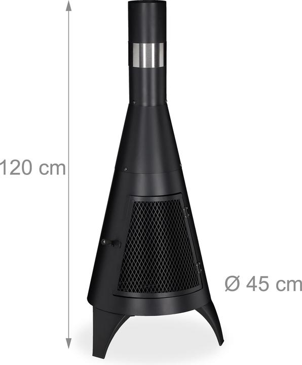 Produktbild Relaxdays Terrassenofen