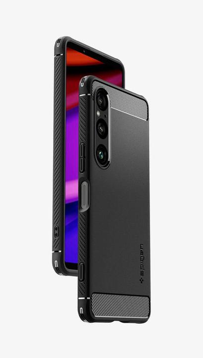 Actual product image Spigen Rugged Armor Xperia 1 VI Case Matte Black (Sony Xperia 1 VI)