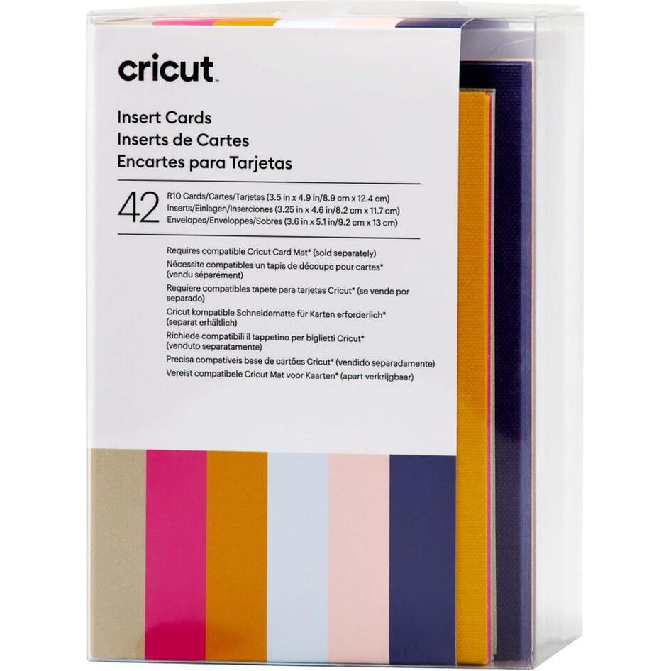 Cricut, Schneideplotter + Transferpresse, Insert Cards Sensei R10 8,9cm x 12,4cm 42-pack (P)