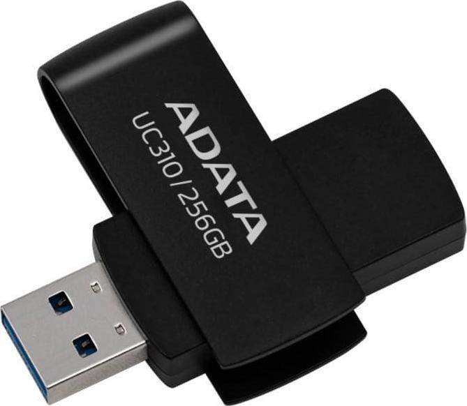 Actual product image Adata UC310 256GB (black, USB-A 3.2 Gen 1) (256 GB, USB-A)