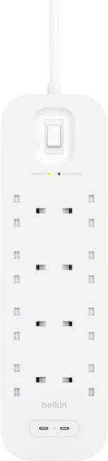 Produktbild Belkin Surgemaster Überspannungsschutz (8 x, CEE 7/3, 2 m)