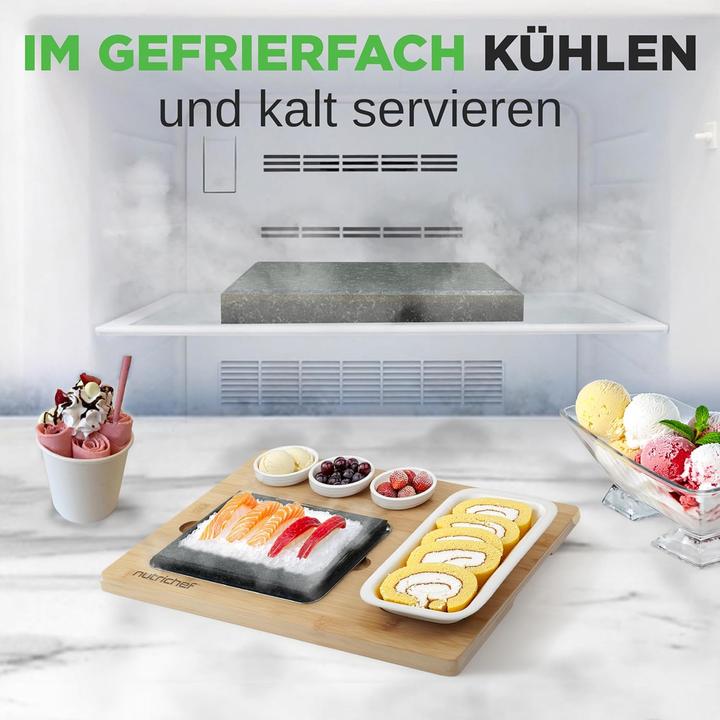Image du produit Nutrichef Heisser Stein Tischgrill-Set