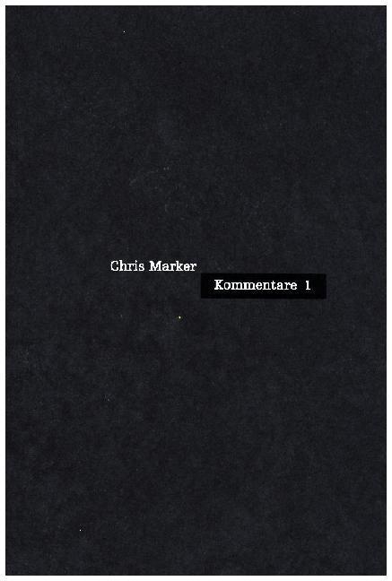 Produktbild Kommentare 1 (Deutsch, Chris Marker, 2014)