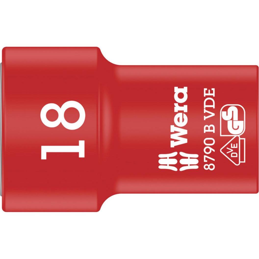 Wera, Steckschlüssel + Stecknuss, 8790 B Vde 18,0 (18 mm)