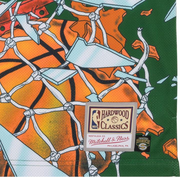 Actual product image Mitchell & Ness M&N Big Face 6.0 Fashion Tank Top Jersey Seattle SuperSonics (S)