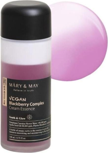 Actual product image Mary&May MARY & MAY Vegan Blackberry Complex Cream Essence, 40 ml (140 ml, Face fluid)