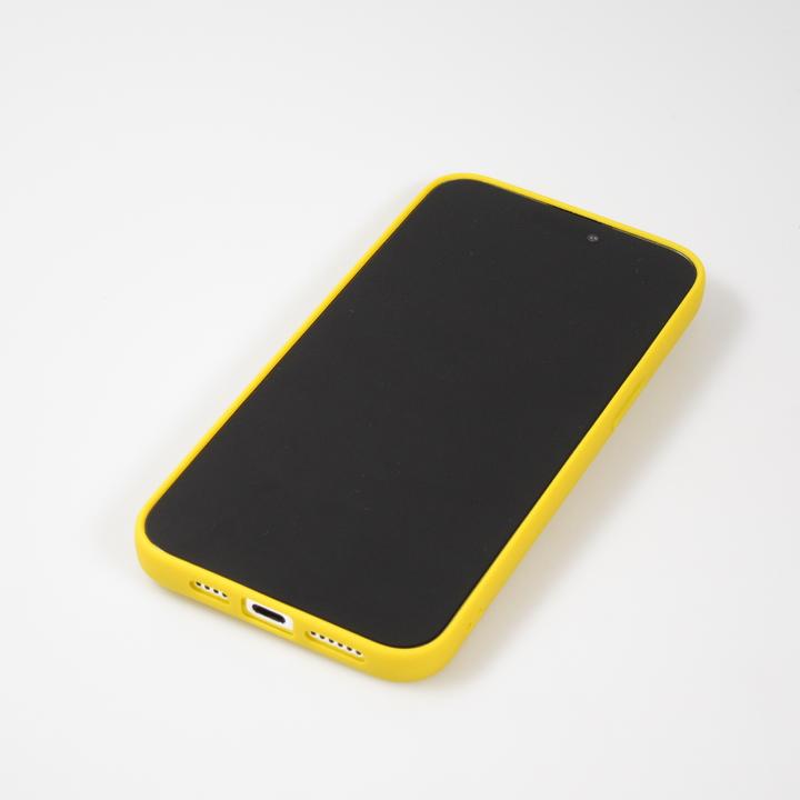 Image du produit PhoneLook Coque Silicone Mat jaune (Apple iPhone 15)