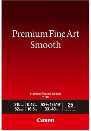 Image du produit Canon Papier Premium 310g FASM1A3+ Fine Art Smooth Sheet (310 g/m², A3+)