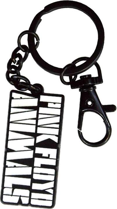 Actual product image Pink Floyd Animals Text Logo Keyring