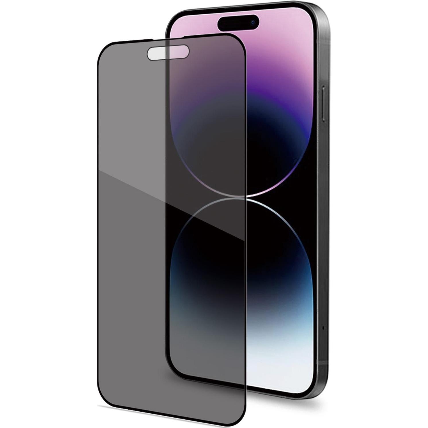 Celly Privacy Full Iphone 15promax Bk (1 Stück, Apple iPhone 15 Pro Max), Smartphone Schutzfolie, Schwarz