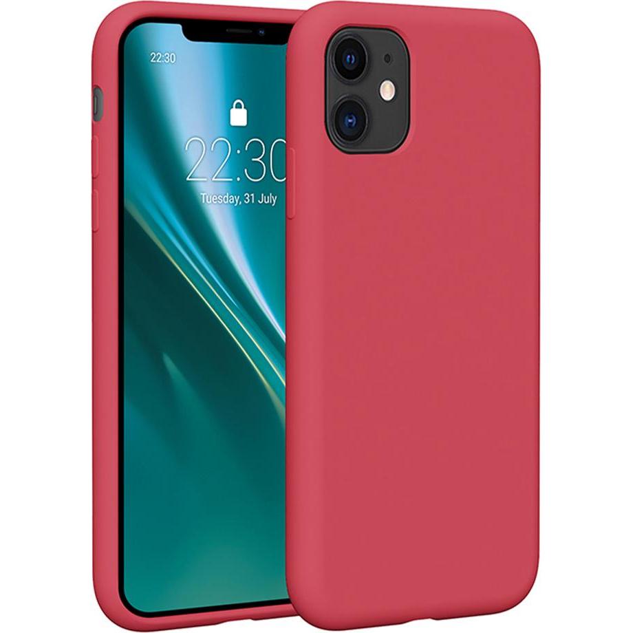 Etteri Silikonhülle für iPhone 11 Himbeere (Apple iPhone 11), Smartphone Hülle