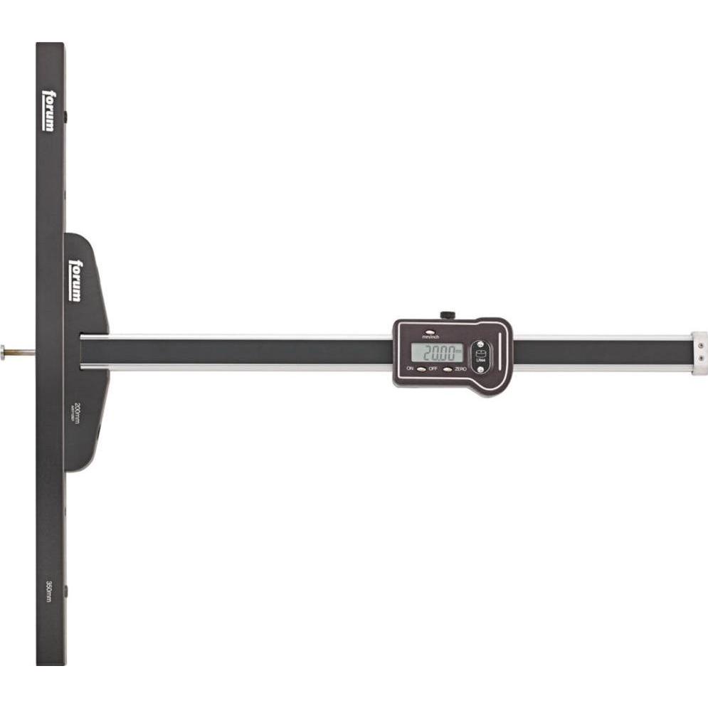 Forum Professional Solutions, Calibro, Digital-Leichtmetall-Tiefenmessschieber (20 cm)