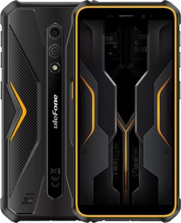 Image du produit Ulefone Smartphone Armor X12 Pro 4GB/64GB (etwas orange) ohne Ladegerät (64 Go, Noir, Orange, 5.45", Double SIM, 2G)