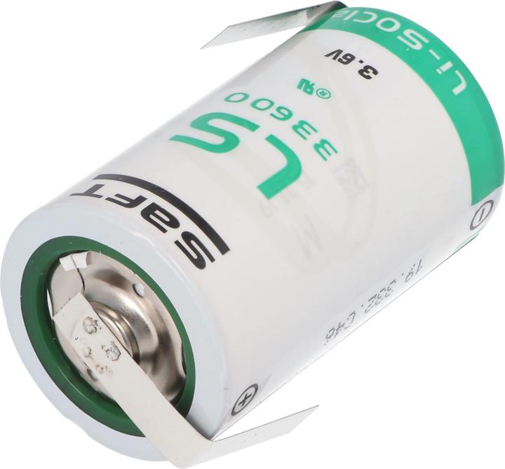 Produktbild Saft Batterie LS33600 mit Lötfahne Z-Form (1 Stk., D, 1700 mAh)
