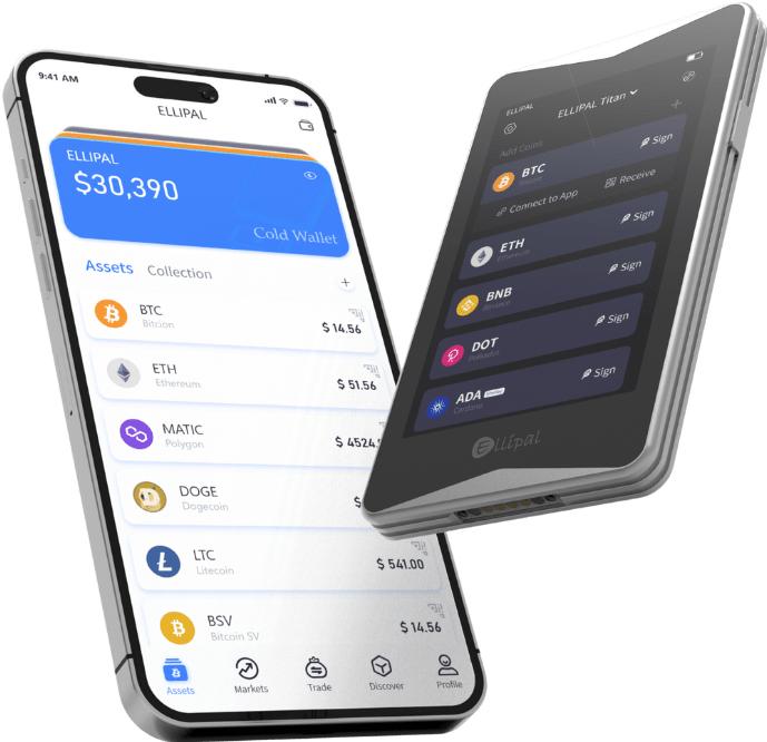 Actual product image Ellipal Titan 2.0 (Bitcoin, Ethereum Classic, Litecoin)