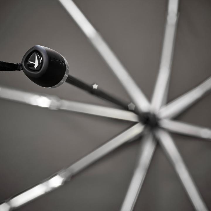 Actual product image Senz Mini Foldable Storm Regenschirm, Silky Grau