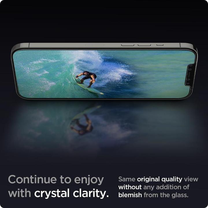 Immagine prodotto Spigen tR EZ Fit (2 Pezzo/i, Apple iPhone 12, Apple iPhone 12 Pro)