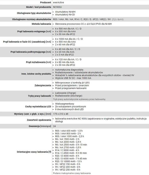 Produktbild Everactive NC-900U (AA, AAA, C, D)