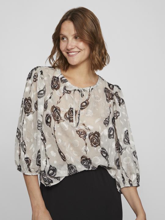 Produktbild Vila Print Oberteil mit 3/4-Ärmeln (40)