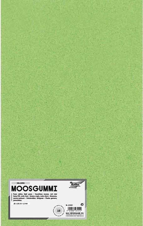 Image du produit Folia Caoutchouc mousse vert clair