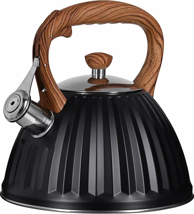 Actual product image Promis TMC25D Kettle 3 0 l ANTONIO black wooden handle (3 l, EU plug)