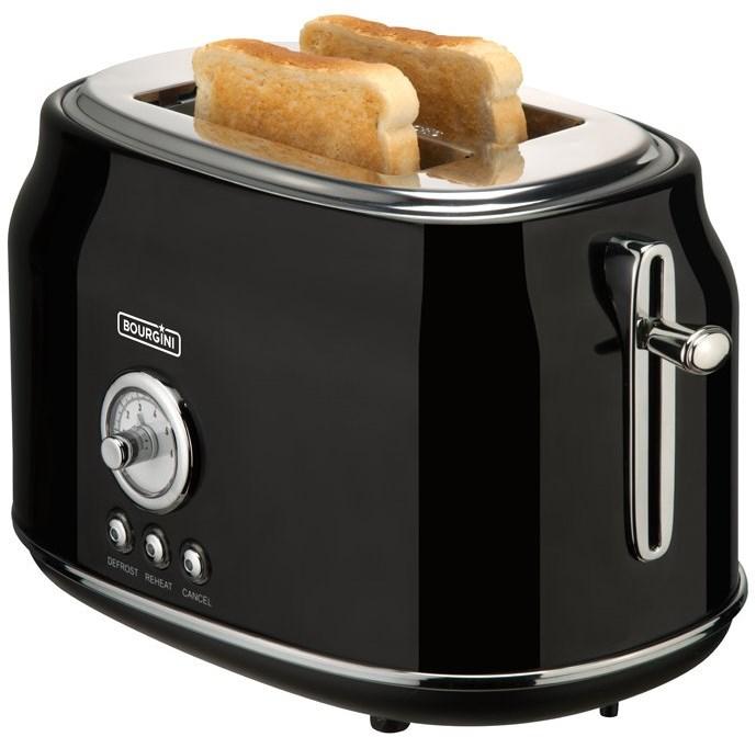 Actual product image Bourgini Retro Toaster - Broodrooster - Zwart