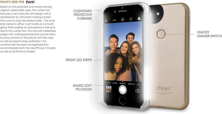 Actual product image LuMee Two Selfie LED Case (Apple iPhone 7)