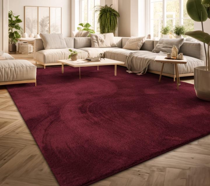 Produktbild TT Home Wohnzimmer Kurzflor Einfarbig Modernes Design Waschbar (200 x 100 cm)