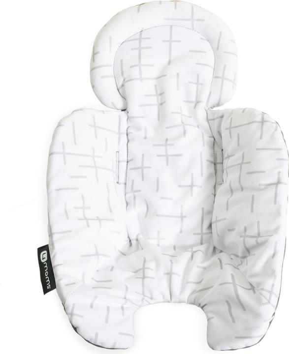 Actual product image 4moms Newborn insert for mamaRoo 5 plush grey/white