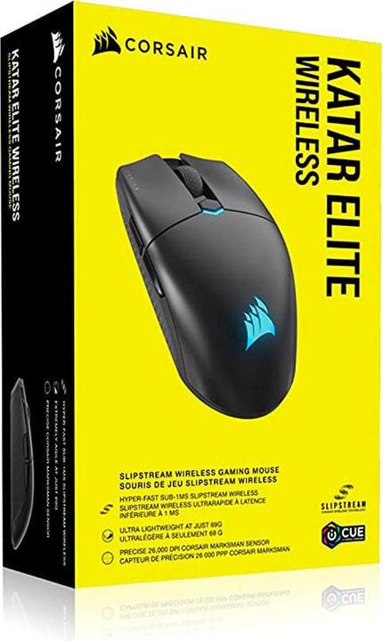 Produktbild Corsair Katar Elite RGB (Kabellos, Kabelgebunden)
