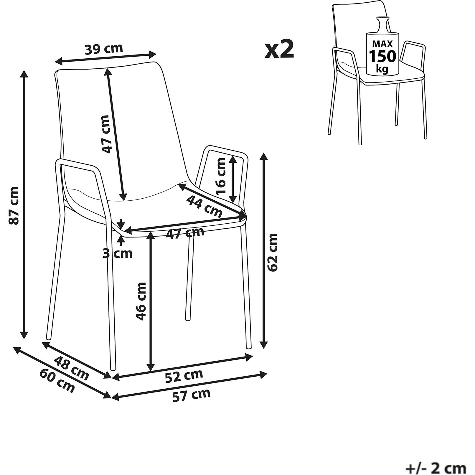 Thumbnail - Beliani, Stühle, Jefferson