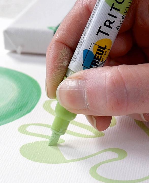Produktbild Magni Triton Acrylic Marker Edge hellgold (Gold, White, 4 mm, 1 x)