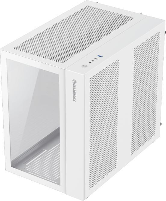 Actual product image GameMax Infinity Gaming Case w/ Glass Side & Front, ATX, Dual Chamber, No Fans inc., Mesh Panels, USB-C, Ful (ATX, mATX, Mini-ITX)