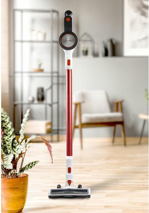 Actual product image Domo BLCD Clean Star DO242SV cordless handheld hoover 21.6V cyclone technology